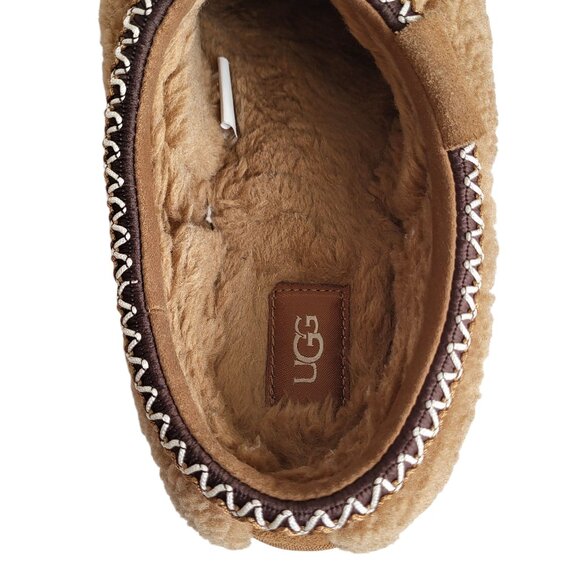 UGG Tasman Maxi Curly Slippers in Chestnut Men's Size 9 US 42 EU - Picture 9 of 12